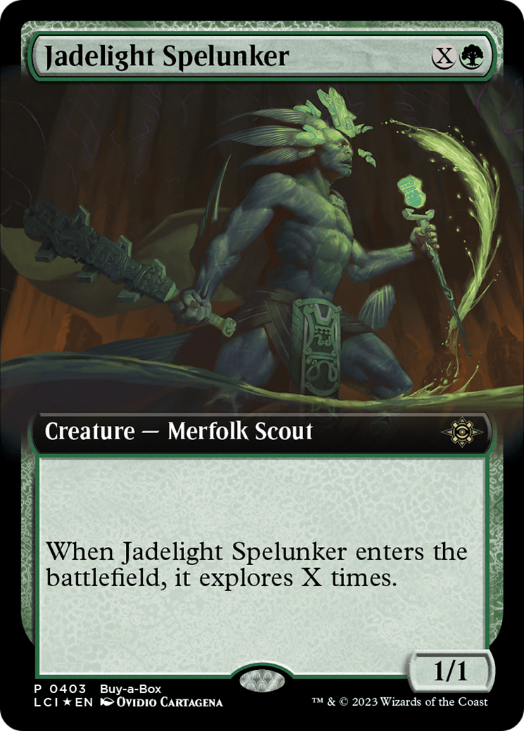 Jadelight Spelunker (Extended Art) (Buy-A-Box) [The Lost Caverns of Ixalan Promos] | Anubis Games and Hobby