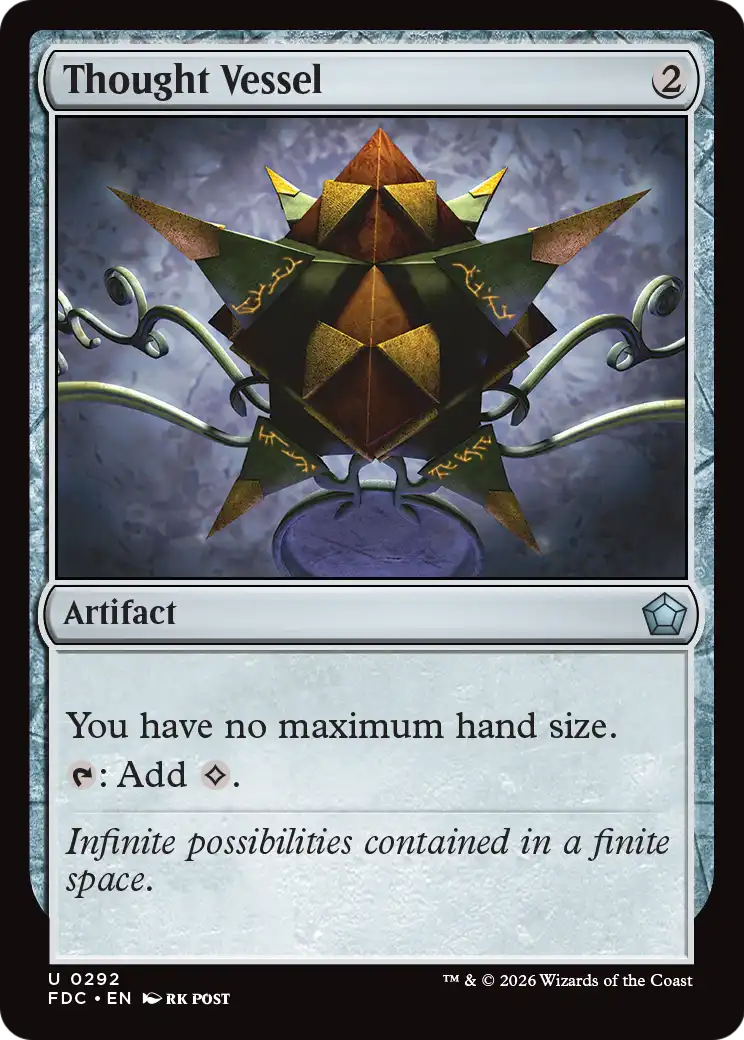 Thought Vessel [Foundations Commander] | Anubis Games and Hobby