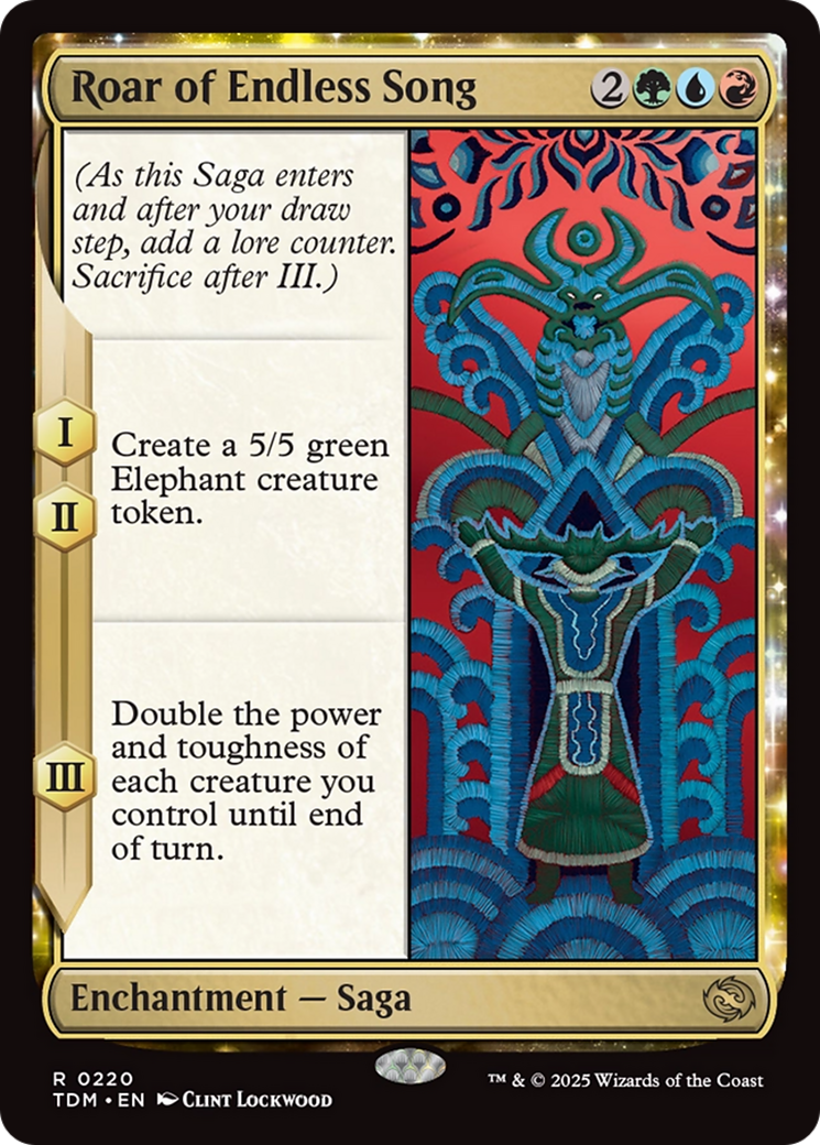 Roar of Endless Song [Tarkir: Dragonstorm] | Anubis Games and Hobby