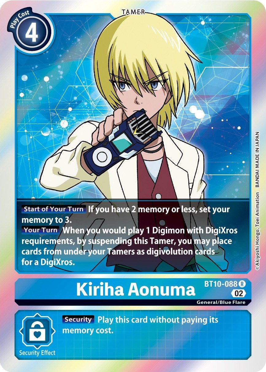 Kiriha Aonuma [BT10-088] [Xros Encounter] | Anubis Games and Hobby