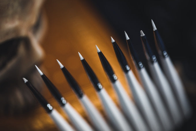 GhosTiny Ultra Fine 9pc Brush Set | Anubis Games and Hobby