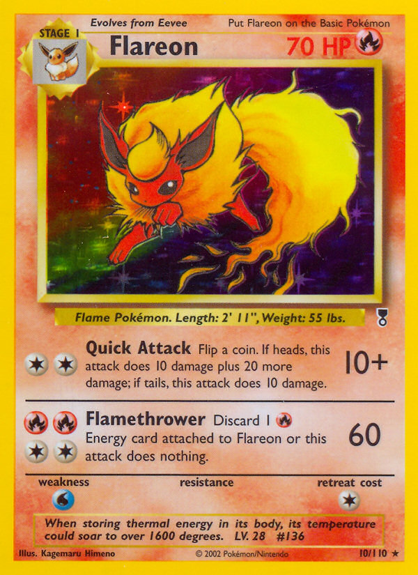 Flareon (10/110) [Legendary Collection] | Anubis Games and Hobby