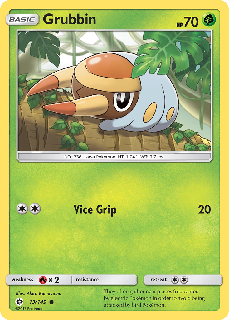 Grubbin (13/149) [Sun & Moon: Base Set] | Anubis Games and Hobby