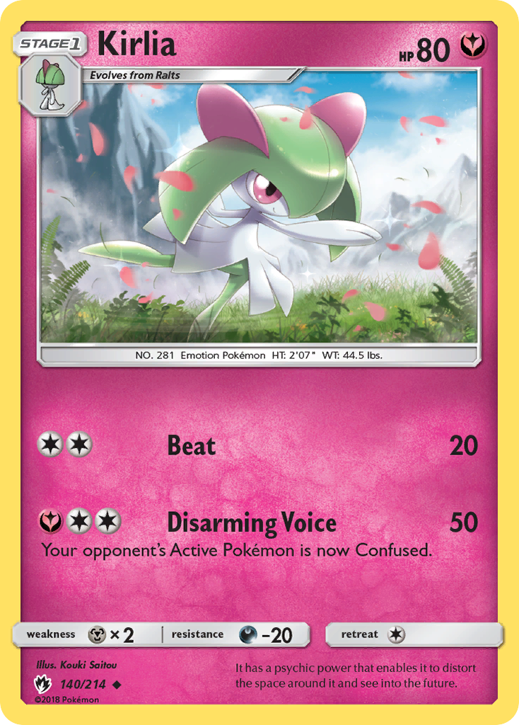 Kirlia (140/214) [Sun & Moon: Lost Thunder] | Anubis Games and Hobby