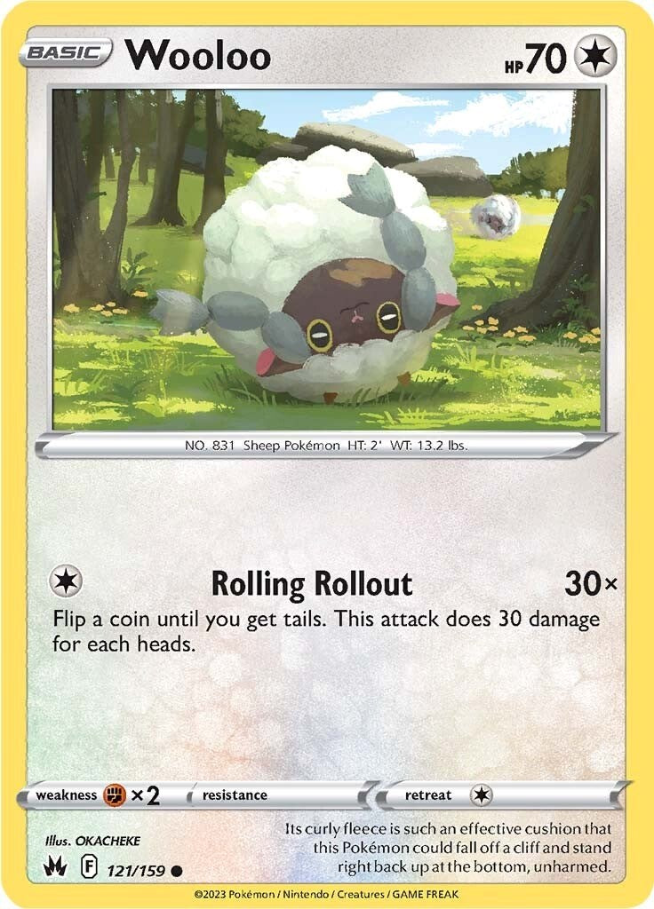 Wooloo (121/159) [Sword & Shield: Crown Zenith] | Anubis Games and Hobby