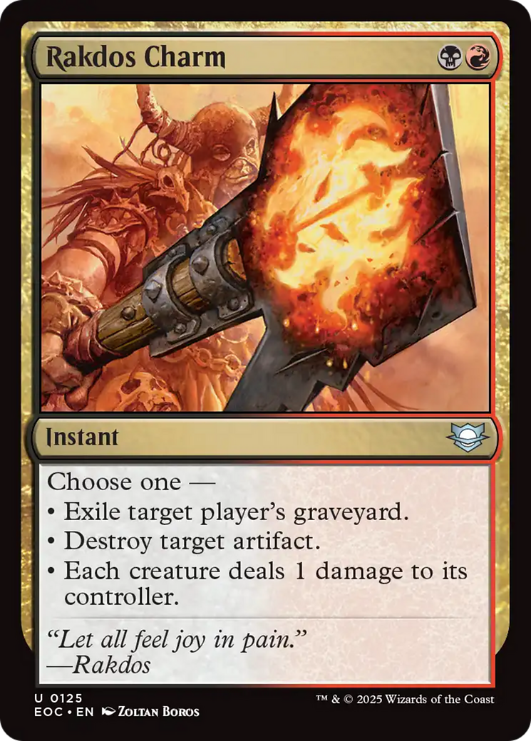 Rakdos Charm [Edge of Eternities Commander] | Anubis Games and Hobby