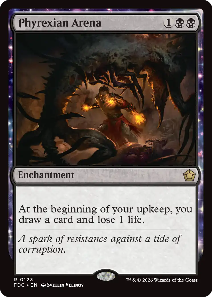 Phyrexian Arena [Foundations Commander] | Anubis Games and Hobby