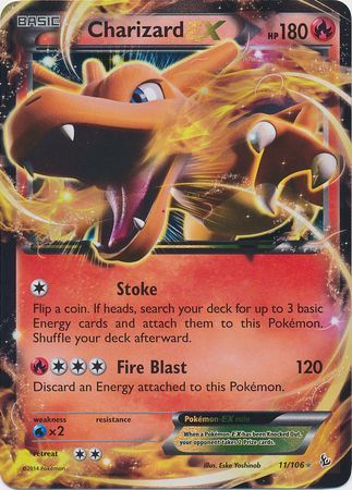Charizard EX (11/106) (Jumbo Card) [XY: Flashfire] | Anubis Games and Hobby