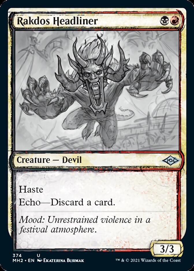 Rakdos Headliner (Sketch) [Modern Horizons 2] | Anubis Games and Hobby