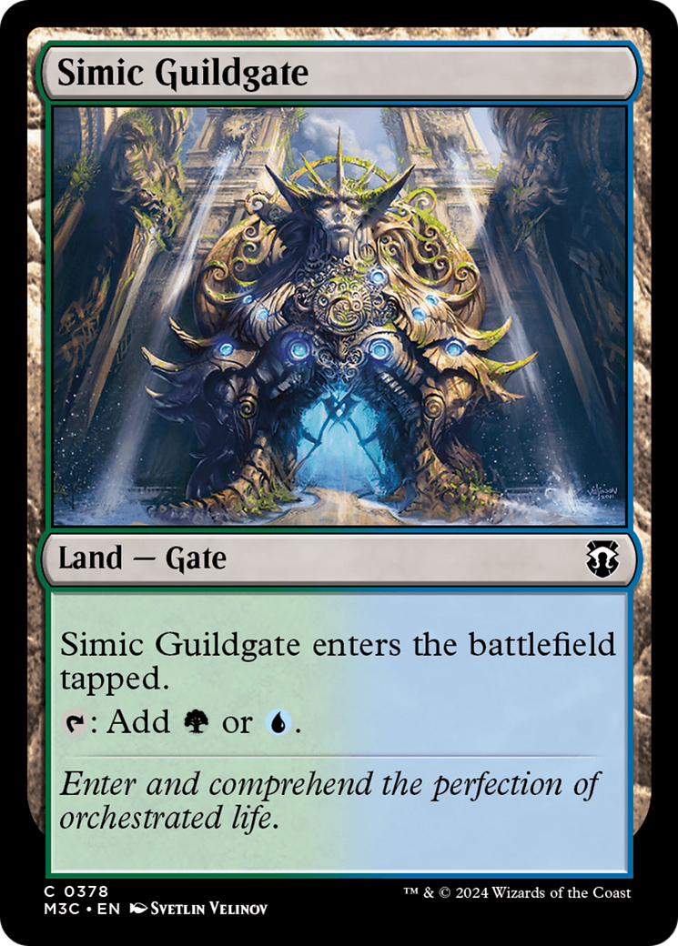 Simic Guildgate (Ripple Foil) [Modern Horizons 3 Commander] | Anubis Games and Hobby