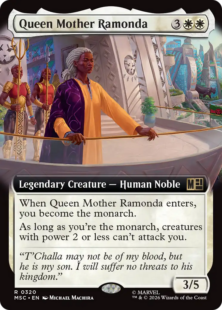 Queen Mother Ramonda (Extended Art) [Marvel Super Heroes Commander] | Anubis Games and Hobby