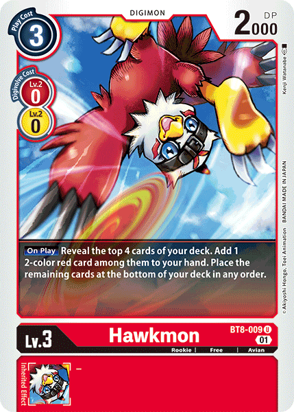 Hawkmon [BT8-009] [New Awakening] | Anubis Games and Hobby