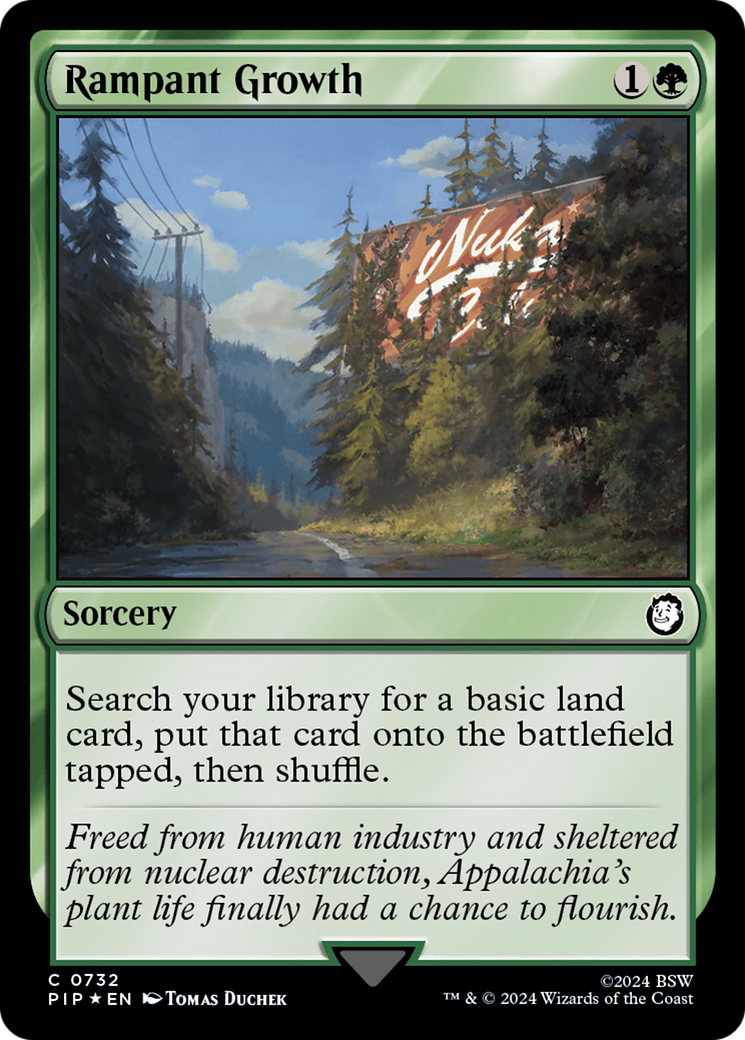 Rampant Growth (Surge Foil) [Fallout] | Anubis Games and Hobby