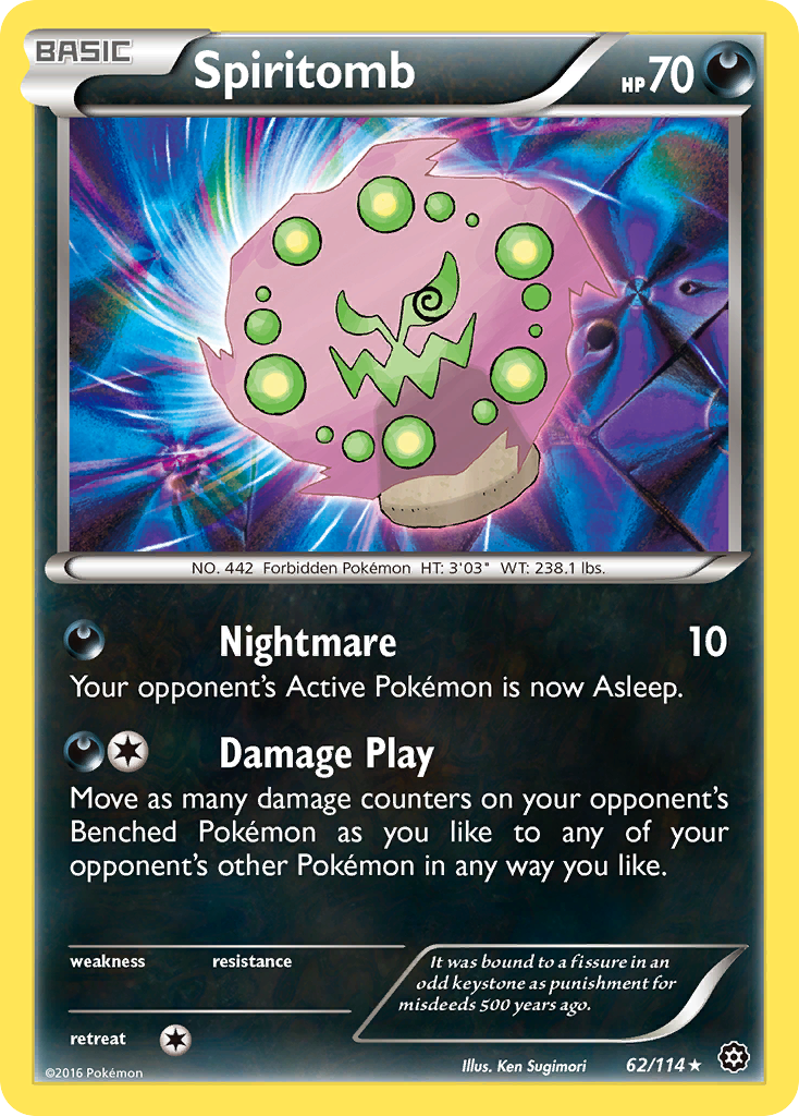 Spiritomb (62/114) [XY: Steam Siege] | Anubis Games and Hobby