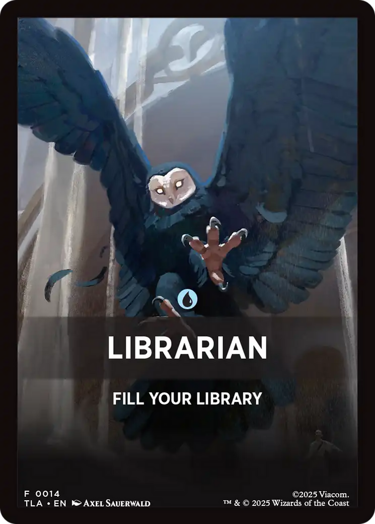 Librarian Theme Card [Avatar: The Last Airbender Tokens] | Anubis Games and Hobby