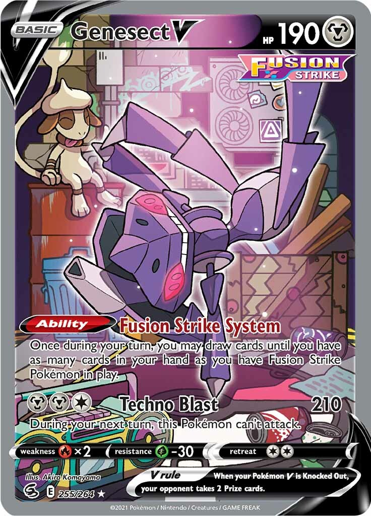 Genesect V (255/264) [Sword & Shield: Fusion Strike] | Anubis Games and Hobby