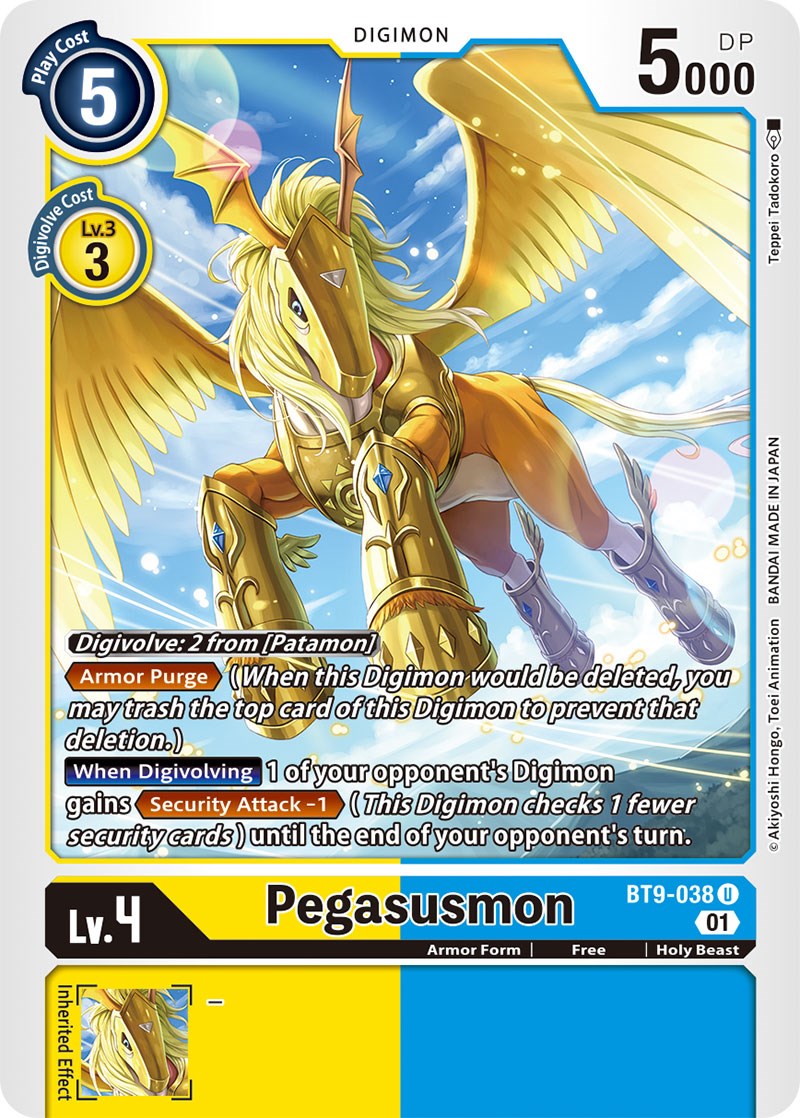 Pegasusmon [BT9-038] [X Record] | Anubis Games and Hobby