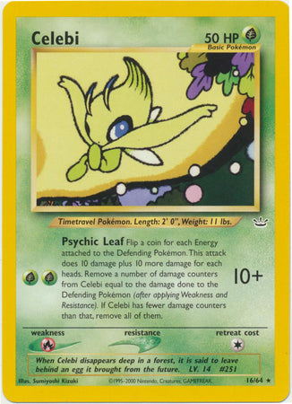 Celebi (16/64) [Neo Revelation Unlimited] | Anubis Games and Hobby