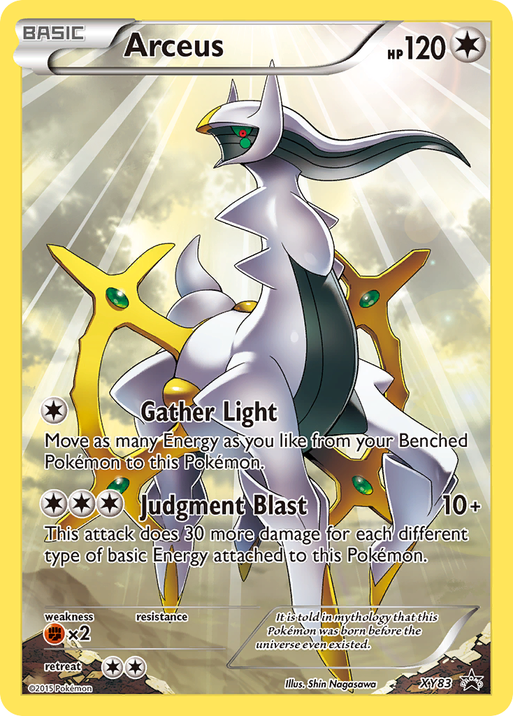 Arceus (XY83) [XY: Black Star Promos] | Anubis Games and Hobby