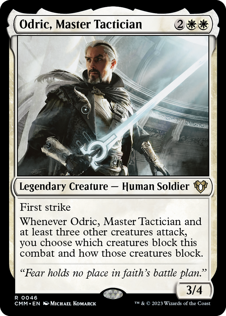 Odric, Master Tactician [Commander Masters] | Anubis Games and Hobby