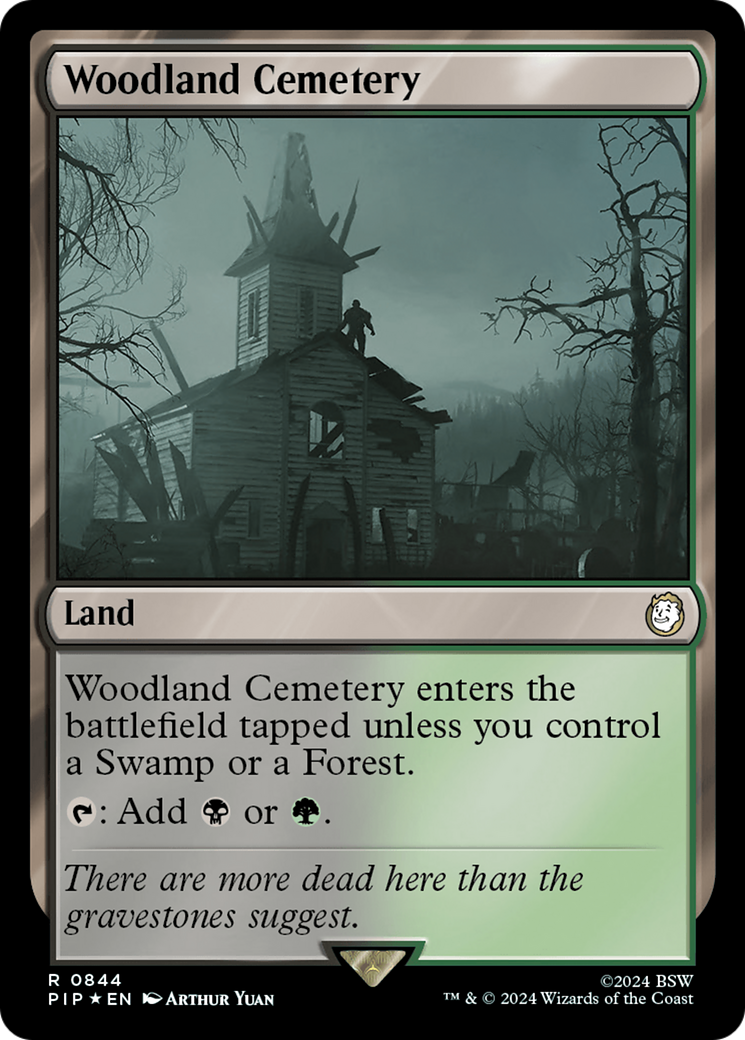 Woodland Cemetery (Surge Foil) [Fallout] | Anubis Games and Hobby