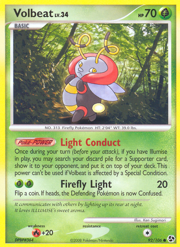 Volbeat (92/106) [Diamond & Pearl: Great Encounters] | Anubis Games and Hobby
