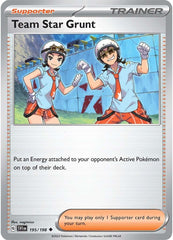 Team Star Grunt (195/198) [Scarlet & Violet: Base Set] | Anubis Games and Hobby