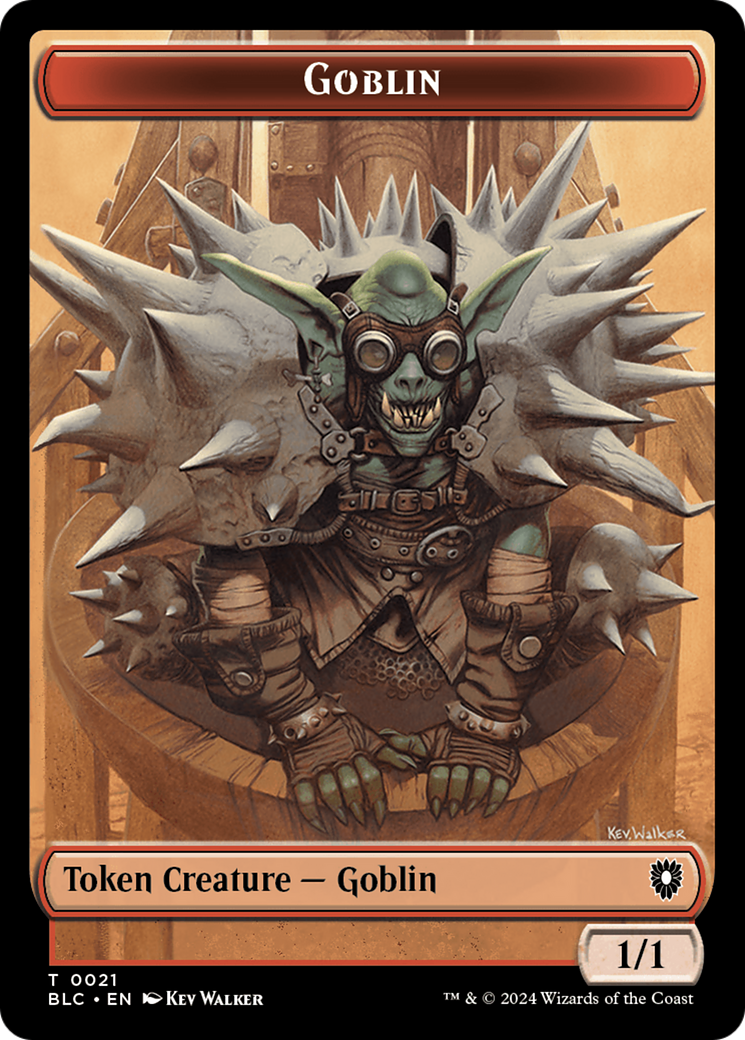 Illusion // Goblin Double-Sided Token [Bloomburrow Commander Tokens] | Anubis Games and Hobby