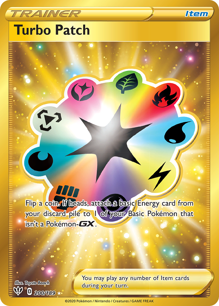 Turbo Patch (200/189) [Sword & Shield: Darkness Ablaze] | Anubis Games and Hobby