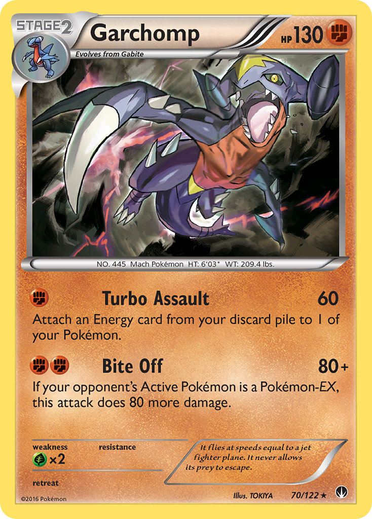 Garchomp (70/122) [XY: BREAKpoint] | Anubis Games and Hobby