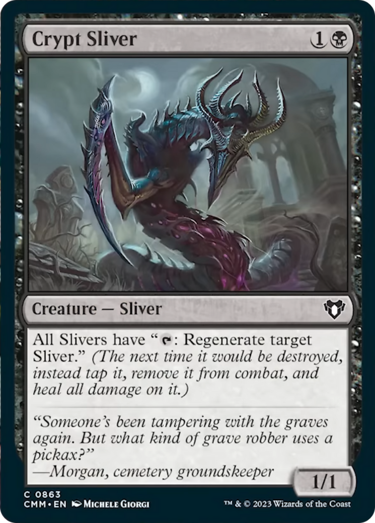 Crypt Sliver [Commander Masters] | Anubis Games and Hobby