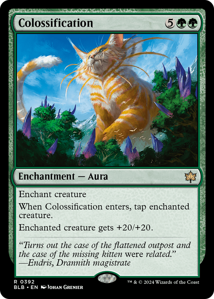 Colossification [Bloomburrow] | Anubis Games and Hobby