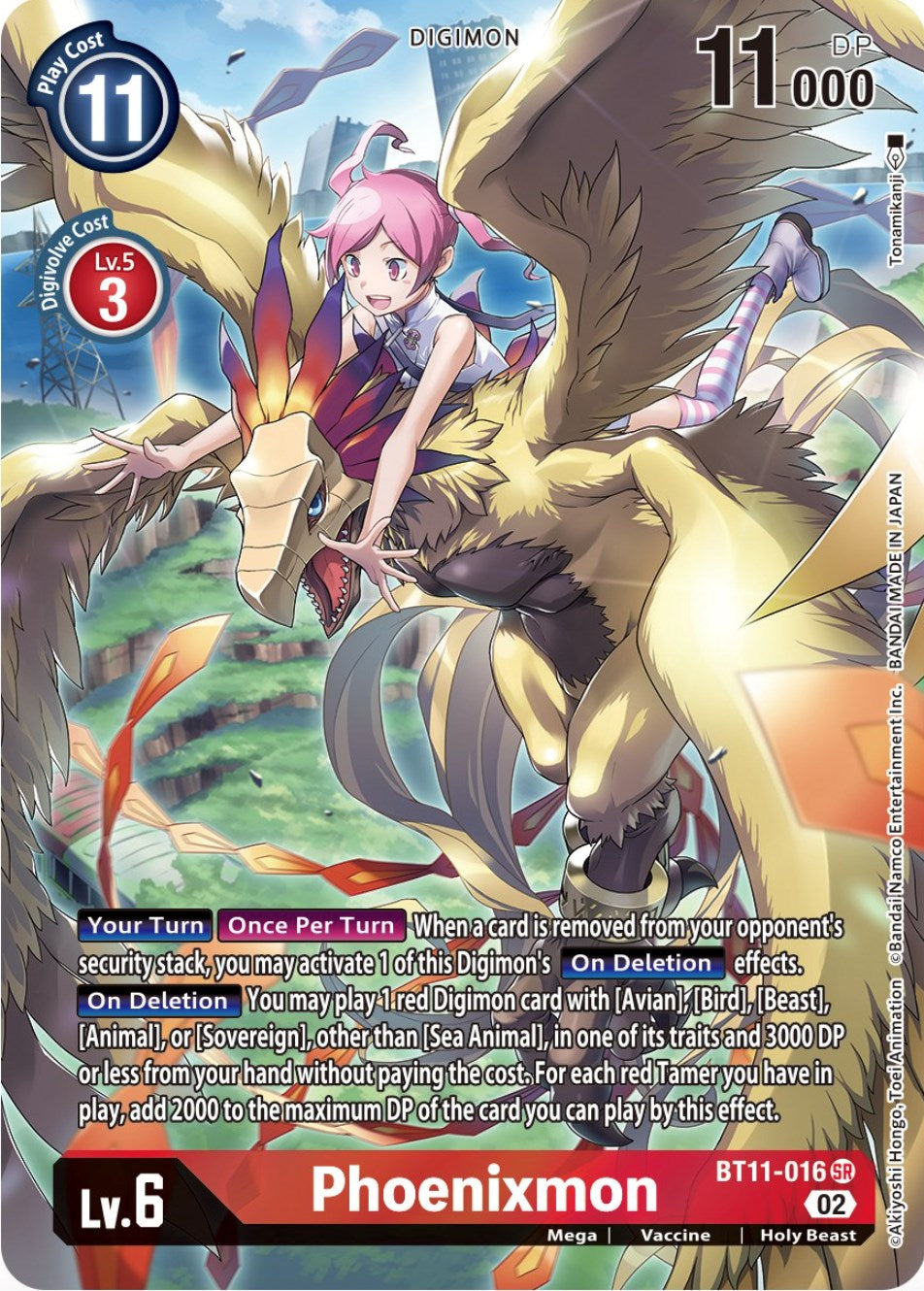 Phoenixmon [BT11-016] (Alternate Art) [Dimensional Phase] | Anubis Games and Hobby