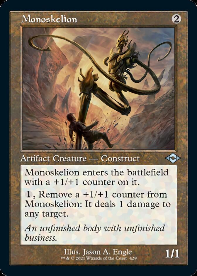 Monoskelion (Retro Foil Etched) [Modern Horizons 2] | Anubis Games and Hobby