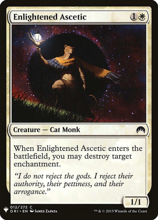 Enlightened Ascetic [Mystery Booster] | Anubis Games and Hobby