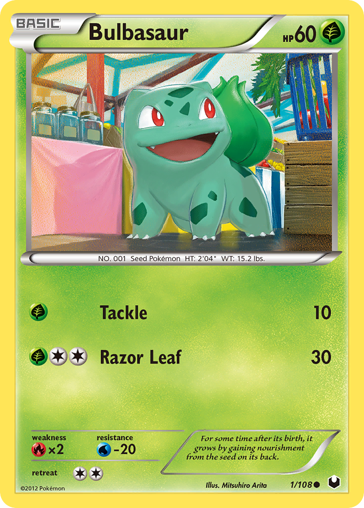 Bulbasaur (1/108) [Black & White: Dark Explorers] | Anubis Games and Hobby