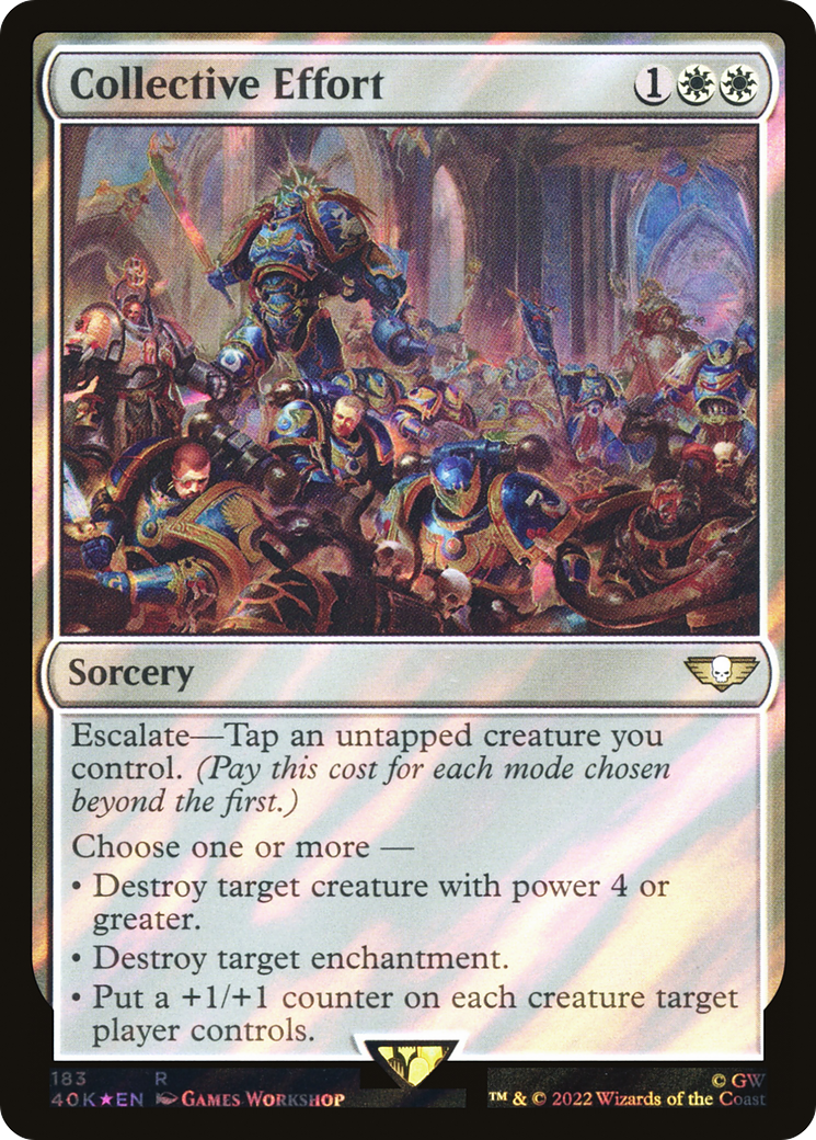 Collective Effort [Marvel Super Heroes Commander] | Anubis Games and Hobby