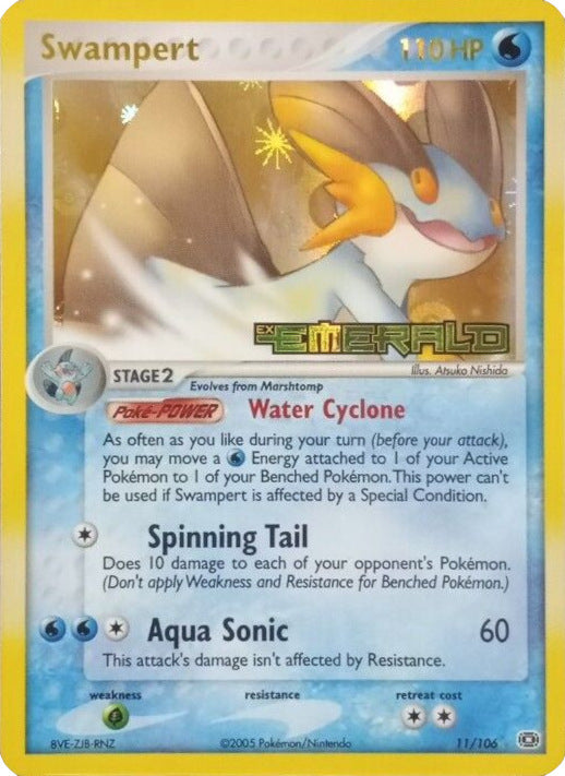 Swampert (11/106) (Stamped) [EX: Emerald] | Anubis Games and Hobby