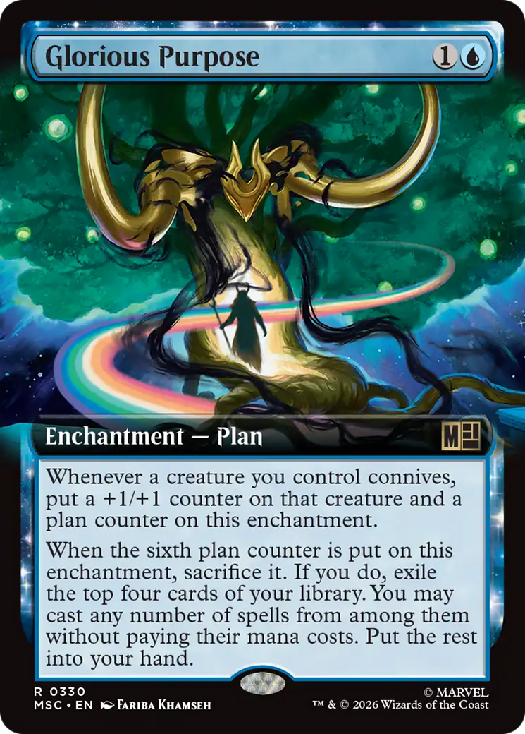 Glorious Purpose (Extended Art) [Marvel Super Heroes Commander] | Anubis Games and Hobby