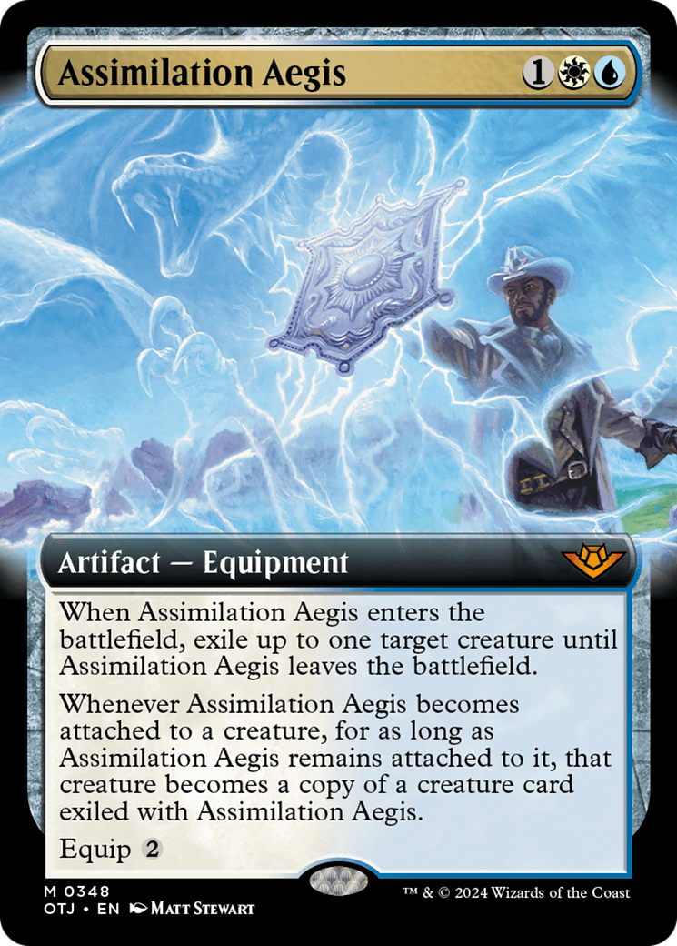 Assimilation Aegis (Extended Art) [Outlaws of Thunder Junction] | Anubis Games and Hobby