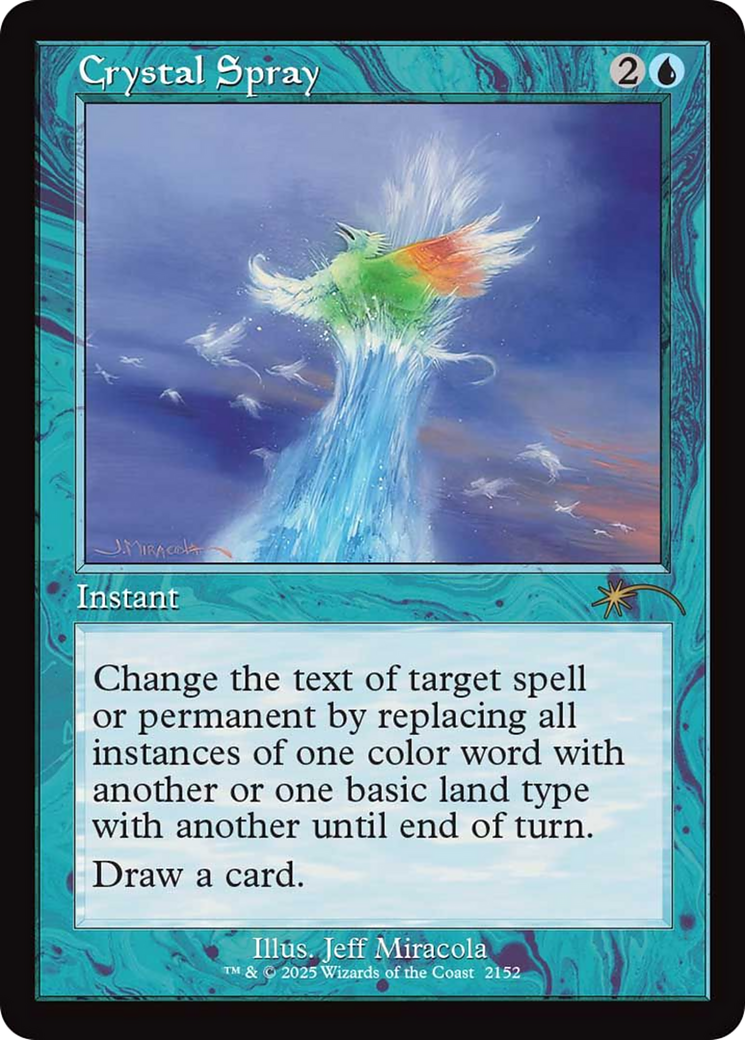 Crystal Spray (Retro Frame) [Secret Lair Drop Series] | Anubis Games and Hobby