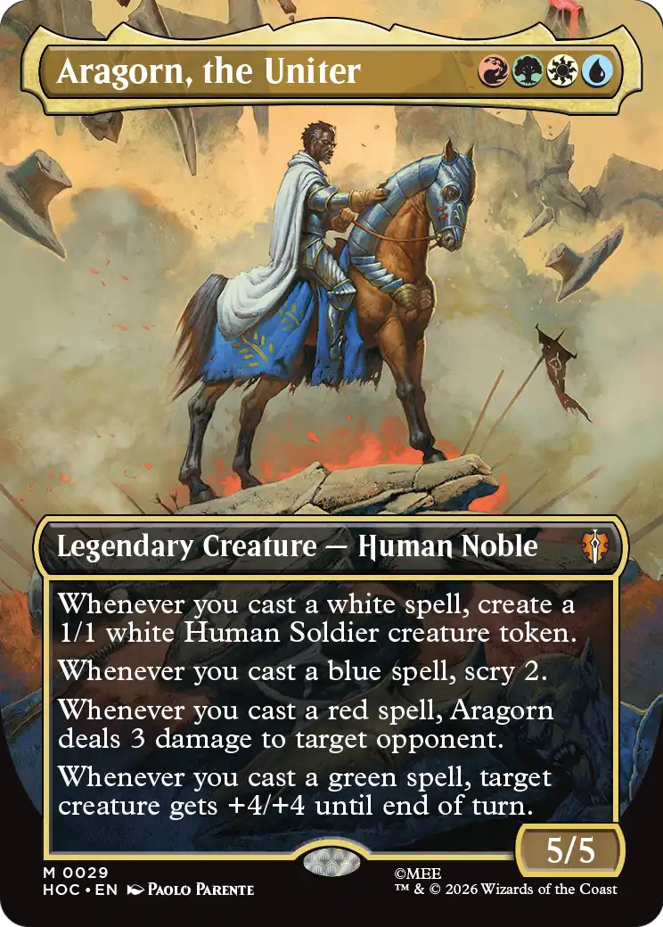 Aragorn, the Uniter (Borderless) [The Hobbit: Eternal-Legal] | Anubis Games and Hobby