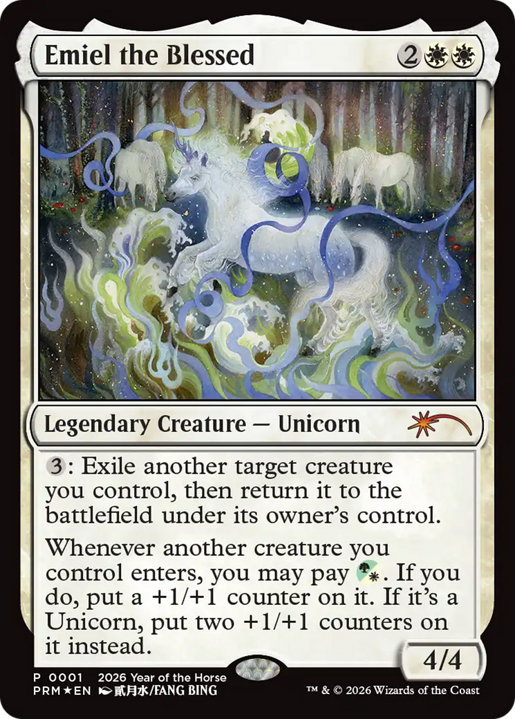 Emiel the Blessed (Year of the Horse 2026) [Standard Showdown Promos] | Anubis Games and Hobby