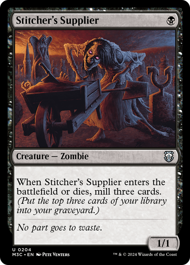 Stitcher's Supplier (Ripple Foil) [Modern Horizons 3 Commander] | Anubis Games and Hobby