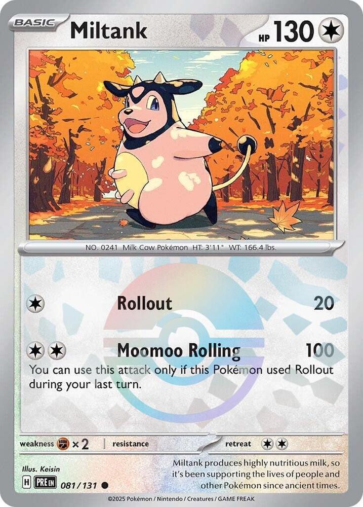 Miltank (081/131) (Poke Ball Pattern) [Scarlet & Violet: Prismatic Evolutions] | Anubis Games and Hobby