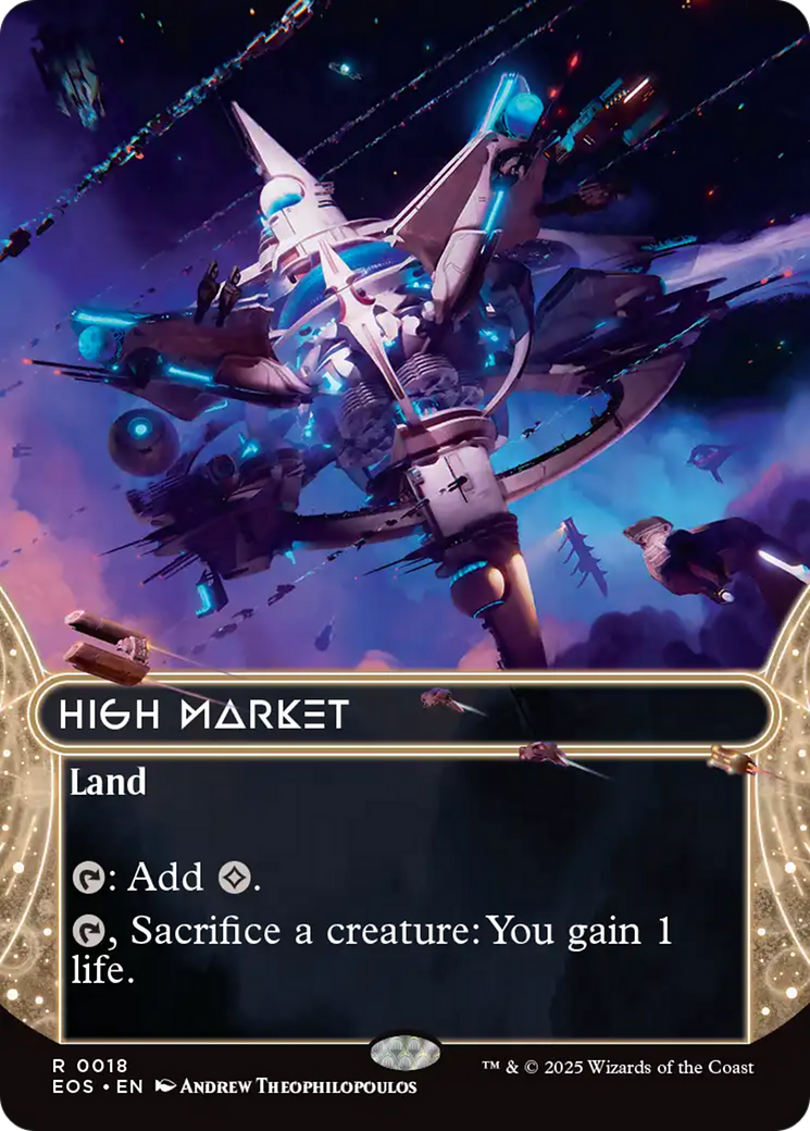 High Market (0018) (Borderless) [Edge of Eternities: Stellar Sights] | Anubis Games and Hobby
