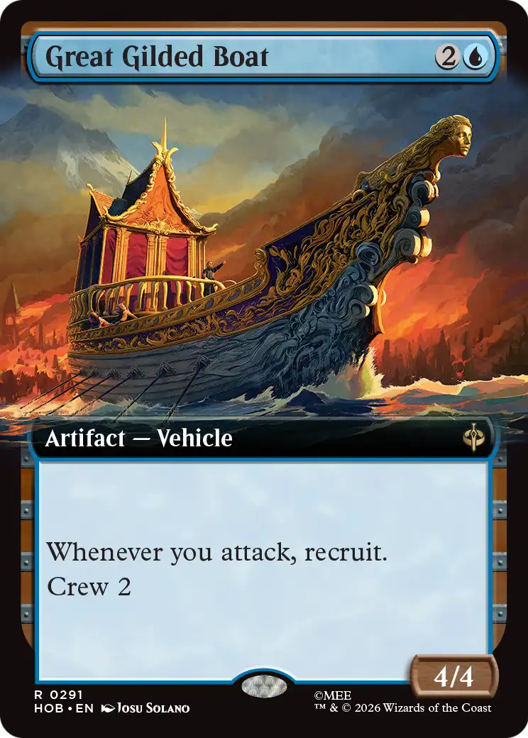 Great Gilded Boat (Extended Art) [The Hobbit] | Anubis Games and Hobby
