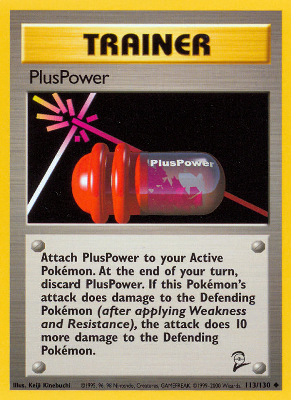PlusPower (113/130) [Base Set 2] | Anubis Games and Hobby