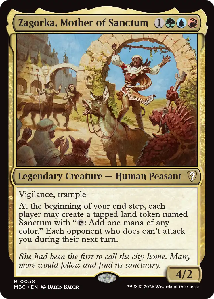 Zagorka, Mother of Sanctum [Mystery Booster: Commander Edition] | Anubis Games and Hobby
