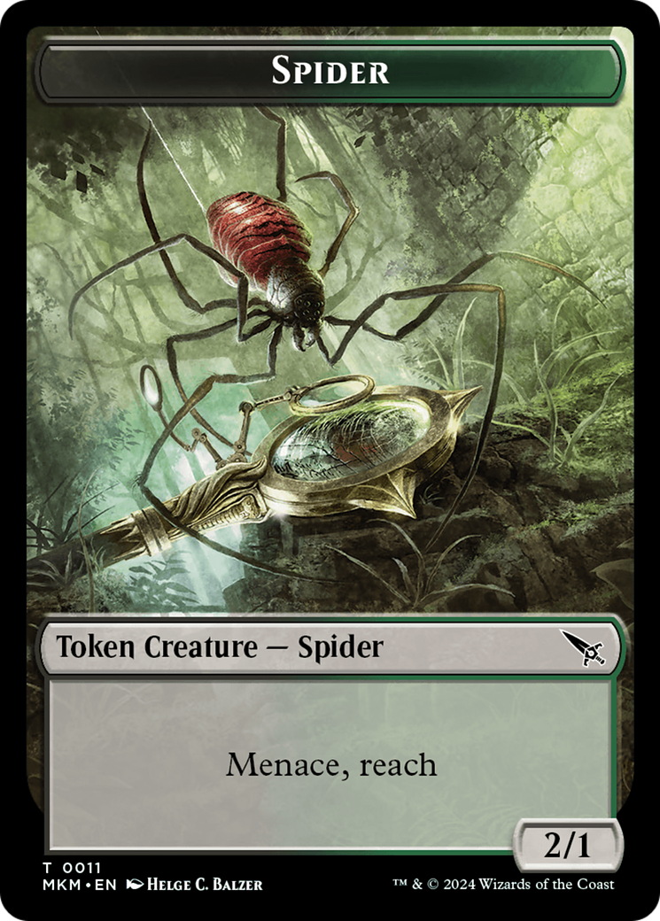 Spider Token [Murders at Karlov Manor Tokens] | Anubis Games and Hobby